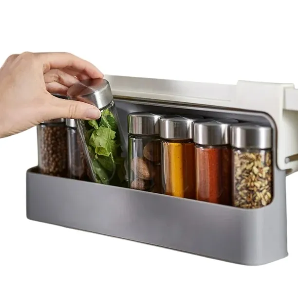 Étagère murale autocollant pour épices